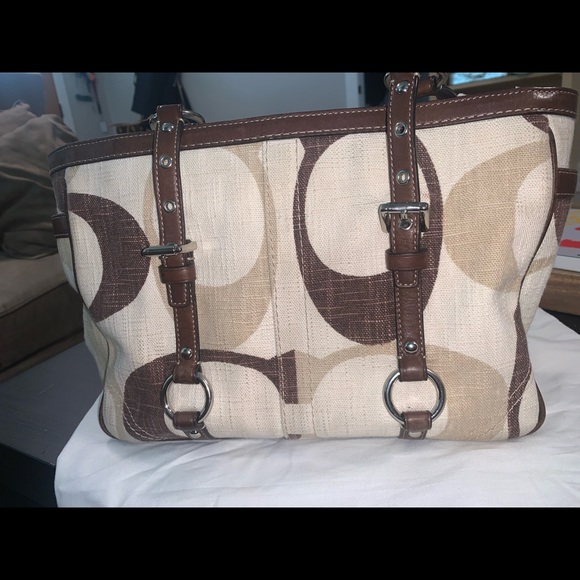 Coach Canvas Tote - Picture 6 of 7